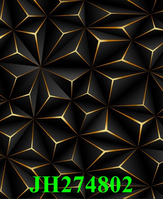 3D Black and Gold Wallpaper
