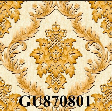 Gold Floral Wallpaper